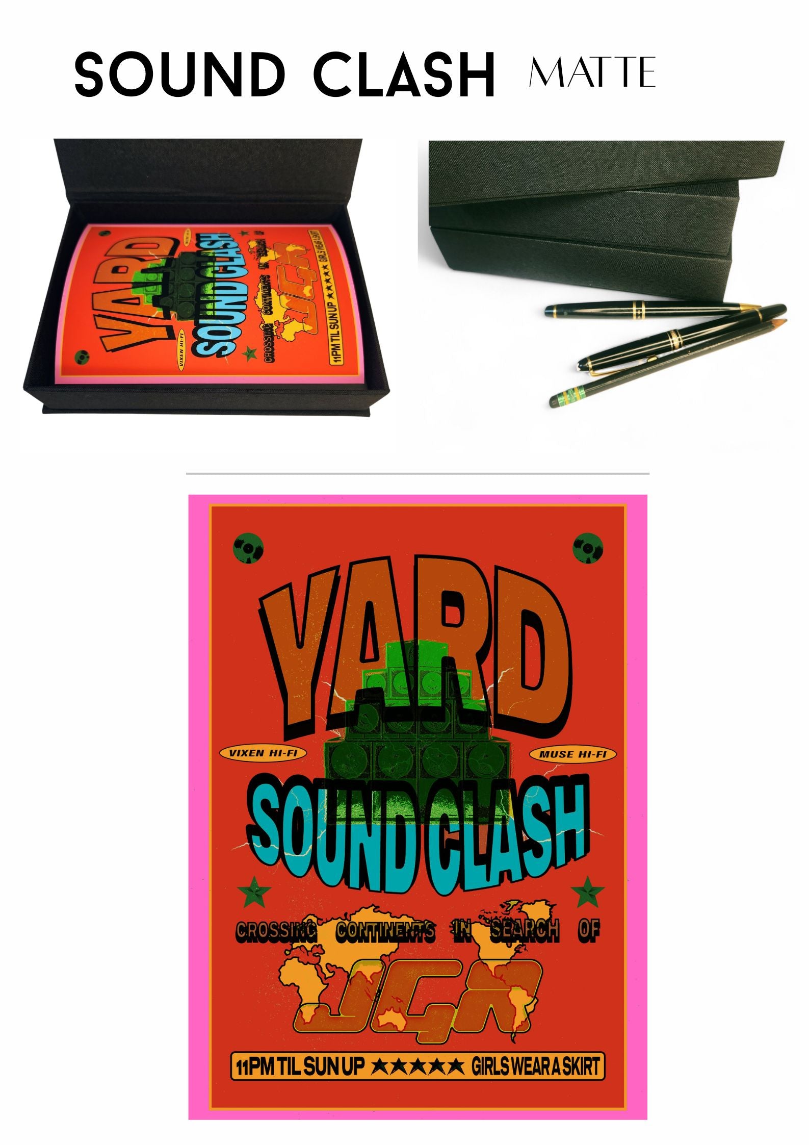 Sound Clash Boxed Stationery Collection